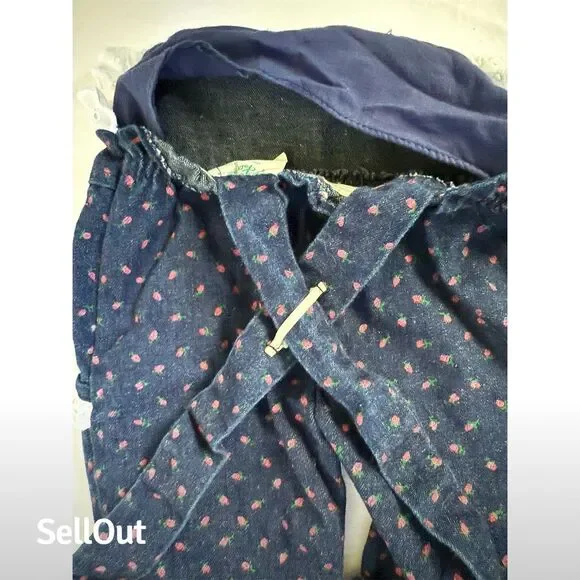 Vintage Tiny Tots Baby Overalls 6-9 Months Multicolor Unisex - Picture 5 of 5